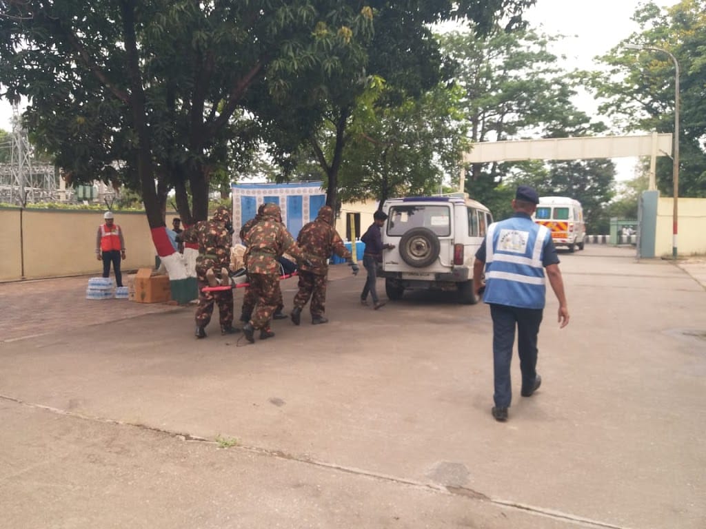 गेल ने राज्य प्रशासन के साथ ऑफ-साइट मॉक ड्रिल (लेवल-III) का आयोजन किया